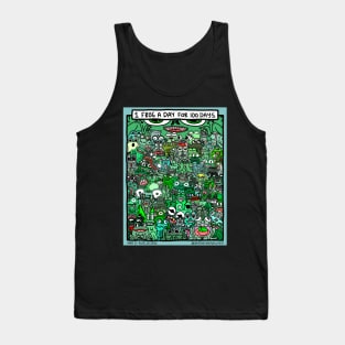 100 Frogs Tank Top